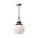 Copperfield One Light Pendant in Aged Gold/Opal Matte Glass (452|PD520512AGOP)