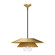 Tetsu One Light Pendant in Brushed Gold/Clear Glass (452|PD475120BGCL)