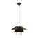 Tetsu One Light Pendant in Matte Black/Clear Glass (452|PD475113MBCL)