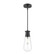 Marcel One Light Pendant in Matte Black (452|PD464001MB)