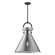 Emerson One Light Pendant in Matte Black/Smoked Glass (452|PD412518MBSM)
