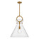 Emerson One Light Pendant in Aged Gold/Clear (452|PD412518AGCL)