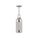 Soji One Light Pendant in Brushed Nickel/Smoked Solid Glass (452|PD401505BNSM)