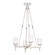 Lucian Four Light Pendant in Clear Crystal/Polished Nickel (452|PD338422PNCC)