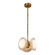 Alonso LED Pendant in Vintage Brass/Alabaster (452|PD320313VBAR)