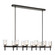 Lucian Ten Light Linear Pendant in Urban Bronze/Clear Crystal (452|LP338052UBCC)