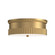 Rue Three Light Flush Mount in Brushed Gold (452|FM416114BG)