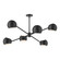 Willow Six Light Chandelier in Matte Black (452|CH648637MB)