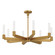Claire Eight Light Chandelier in Aged Gold (452|CH607232AG)