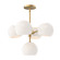 Willow Five Light Chandelier in Brushed Gold/Opal Matte Glass (452|CH548518BGOP)