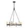 Lucian Six Light Chandelier in Urban Bronze/Alabaster (452|CH338632UBAR)