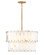 Simone LED Chandelier in Burnished Gold (138|FR47751BNG)