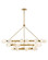 Selene LED Chandelier in Lacquered Brass (138|FR41908LCB)