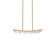 Arcus LED Linear Pendant in Aged Brass (360|PL11609LED32AGB)