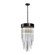 Waterfall Four Light Pendant in Satin Brushed Black (360|P300104SBB)