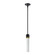 Zigrina One Light Pendant in Satin Brushed Black (360|P11708E26SBBKAGBG7)