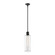 Zigrina One Light Pendant in Satin Brushed Black (360|P11708E26SBBG15)