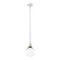 Zigrina LED Pendant in Matte White (360|P11702LEDMWKAGBG11)