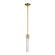 Zigrina LED Pendant in Aged Brass (360|P11701LEDAGBG5)