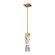 Mamadim LED Mini Pendant in Aged Brass (360|MP11305LED3x3AGB)