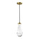 Vaso LED Mini Pendant in Aged Brass (360|MP10901LEDAGB)
