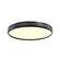 Zigrina LED Flush Mount in Satin Brushed Black (360|FM11750LED18SBB)