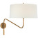 Canto LED Swinging Wall Light in Hand-Rubbed Antique Brass (268|TOB2350HABL)