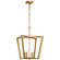 Palais LED Lantern in Hand-Rubbed Antique Brass (268|PCD5251HABCG)