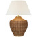 Evie LED Table Lamp in Natural Wicker (268|MF3012NTWL)