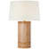 Lignum LED Table Lamp in Light Oak and Natural Rattan (268|MF3010LONRTL)