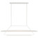 Teline LED Linear Pendant in Matte White (268|KW5107WHT)