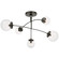Prescott Five Light Chandelier in Bronze (268|KS5403BZCG)
