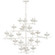 Clementine LED Chandelier in Plaster White (268|JN5162PW)
