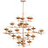 Clementine LED Chandelier in Antique Gold Leaf (268|JN5162AGL)