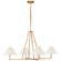 Ashton LED Chandelier in Gilded Iron (268|CHC5335GIL)