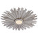 Claymore LED Flush Mount in Burnished Silver Leaf (268|CHC4404BSL)