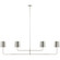 Go Lightly LED Chandelier in Polished Nickel (268|BBL5087PNPN)