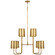 Go Lightly LED Chandelier in Soft Brass (268|BBL5083SBSB)
