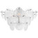 Loire LED Flush Mount in Polished Nickel (268|ARN4451PNCSG)