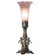 Purple Iridescent One Light Mini Lamp in Antique Brass (57|262940)