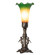 Amber/Green One Light Mini Lamp in Antique Brass (57|262935)