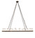 Loxley 24 Light Chandelier in Blackened Steel (57|260876)