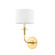 Paramus One Light Wall Sconce in Aged Brass (70|9115AGB)