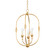 Baltic Three Light Lantern in Vintage Gold Leaf (70|3215VGL)
