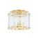 Rio Four Light Flush Mount in Vintage Polished Brass (68|37517VPB)