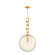 Nessa One Light Pendant in Vintage Brass (68|37418VB)
