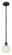 Edison One Light Mini Pendant in Matte Black (405|6161SBKG12166WM)