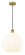 Edison One Light Pendant in Brushed Brass (405|6161PBBG121714WV)