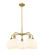 Downtown Urban LED Chandelier in Brushed Brass (405|5165CRBBG12178WV)