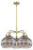 Ballston Five Light Chandelier in Antique Brass (405|5165CRABG55610SM)